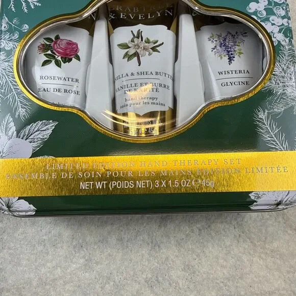 CRABTREE & EVELYN LIMITED EDITION Hand Therapy Set Of 3 Creams 1.6 oz Each #1 - Picture 2 of 13
